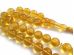 Lemon Amber Islamic Rosary Beads: 13mm
