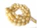 Pressed White Amber Islamic Rosary 66 Beads