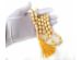 Pressed White Amber Islamic Rosary 66 Beads