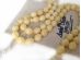 Pressed White Amber Islamic Rosary 66 Beads