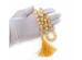 Pressed White Amber Islamic Rosary With 33 Beads
