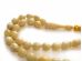 Pressed White Amber Islamic Rosary With 33 Beads