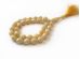 Pressed White Amber Islamic Rosary With 33 Beads