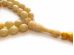 Pressed White Amber Islamic Rosary With 33 Beads
