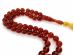 Red Amber Islamic Prayer Beads 10mm