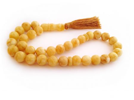 Lanscape Amber Rosary Beads 