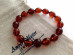 Cherry Amber Bead Bracelet