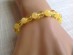 Stretchy Bracelet With Small Amber Beads