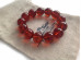 Cherry Amber Bead Bracelet 15mm