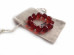 Cherry Amber Bead Bracelet: 19mm