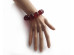 Cherry Amber Bead Bracelet: 19mm