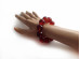 Cherry Amber Bead Bracelet: 19mm
