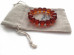 Bracelet With Cherry Amber Beads: 13mm