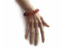Bracelet With Cherry Amber Beads: 13mm