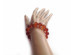Bracelet With Cherry Amber Beads: 13mm