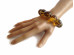 Big Amber Bead Bracelet: 20mm