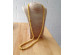 Long Wrap Necklace With Pressed White Amber Beads