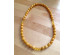 Necklace With  Amber Beads: Antique Color