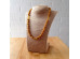 Necklace With  Amber Beads: Antique Color