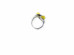Adjustable Size Ring With Amber Beads
