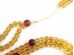 Adjustable Zen Mala With 108 Yellow Amber Beads: 7mm