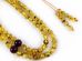 Adjustable Zen Mala With 108 Green Amber Beads: (3 sections) 7mm