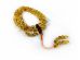 Adjustable Zen Mala With 108 Green Amber Beads: (3 sections) 7mm