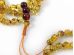 Adjustable Zen Mala With 108 Green Amber Beads: (3 sections) 7mm