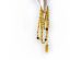 Adjustable Zen Mala With 108 Green Amber Beads: (3 sections) 7mm