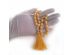 White Pressed Amber Christian Rosary