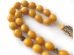 30 Amber Beads Rosary: Antique Color
