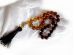 Transparent Amber Christian Rosary
