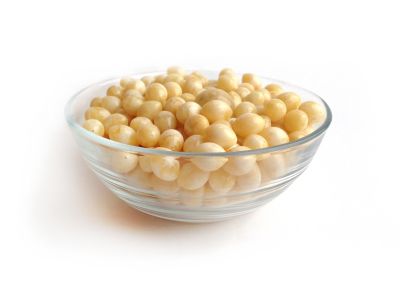 White Pressed Amber Beads 500g
